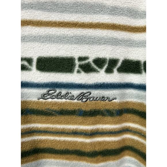 Eddie Bauer Quest Fleece 1/4 zip Mens Large Multicolor‎ Southwestern Pullover - Picture 5 of 8